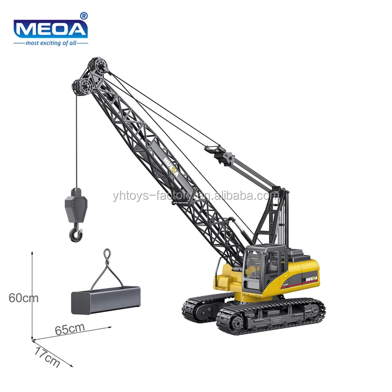 1/14 Scale Huina 2.4g Site Crane Truck 15ch Remote Control Car Wireless