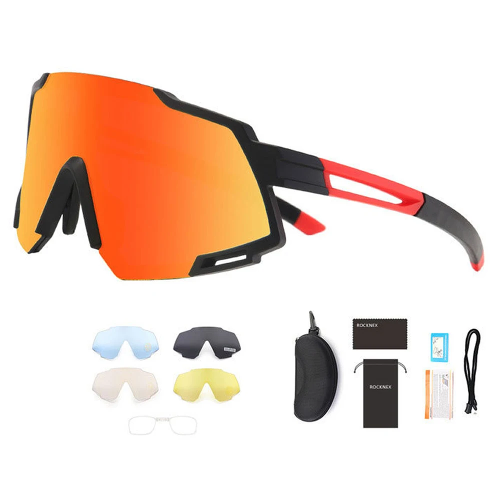 Vélo lunettes polarisée UV Protection Lunettes de soleil Winddichte Lunettes de protection 