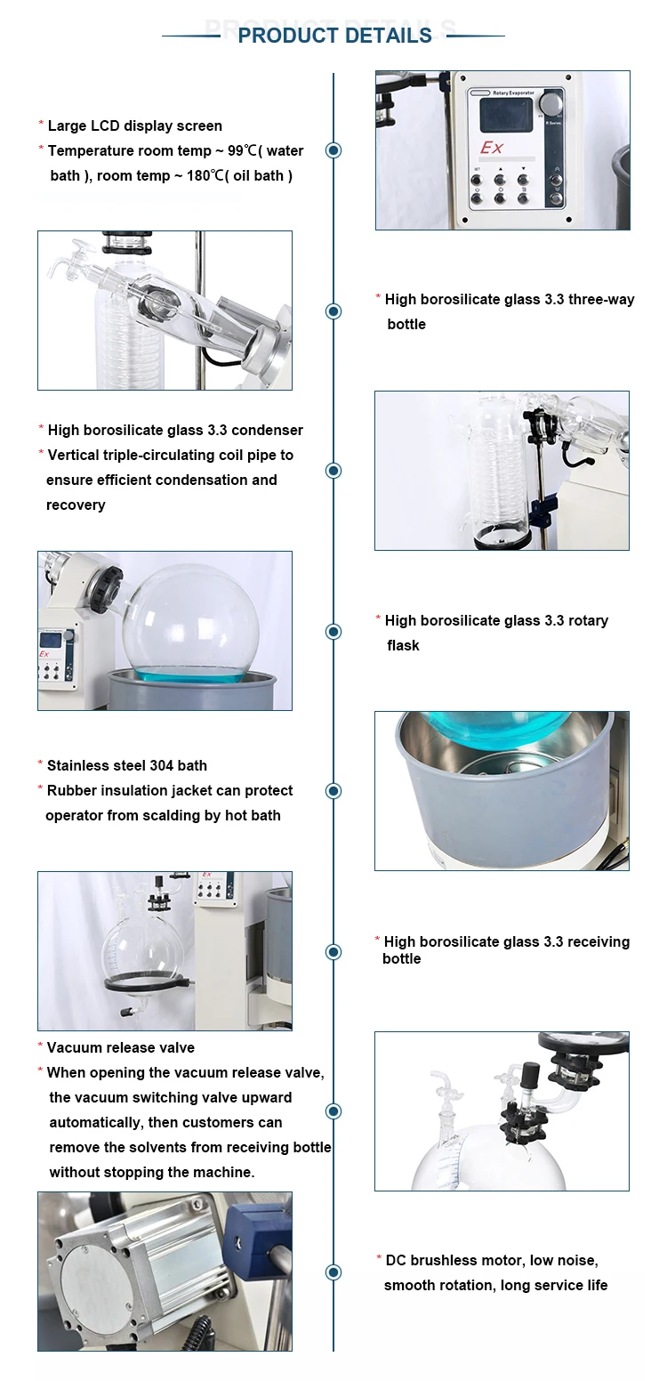 50L Electric Explosion-proof Rotary Evaporator