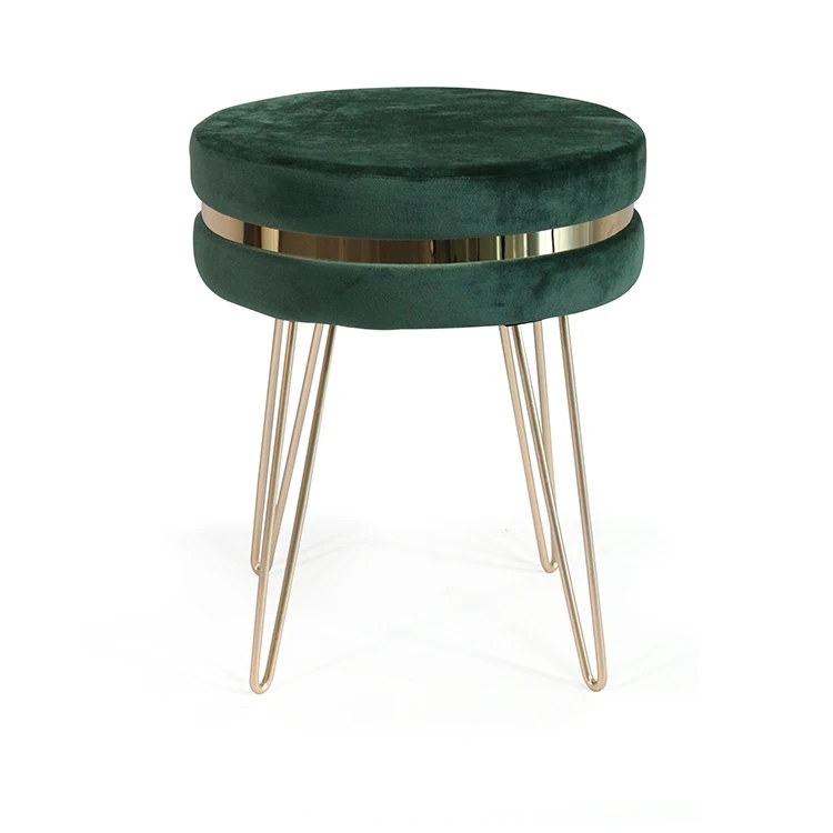 Hot selling iron stool gold furniture stools with high quality
