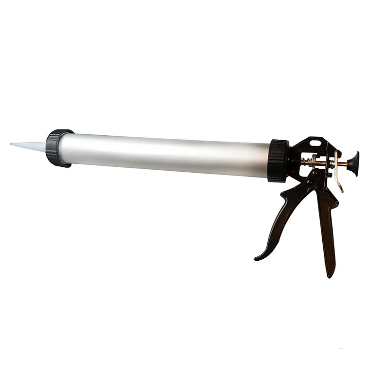 Silicone Gun Aluminum Alloy Tube Refillable Caulking Gun 600ml Caulk