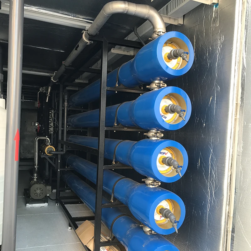Automatic reverse osmosis salt sea water treatment machine equipment plant