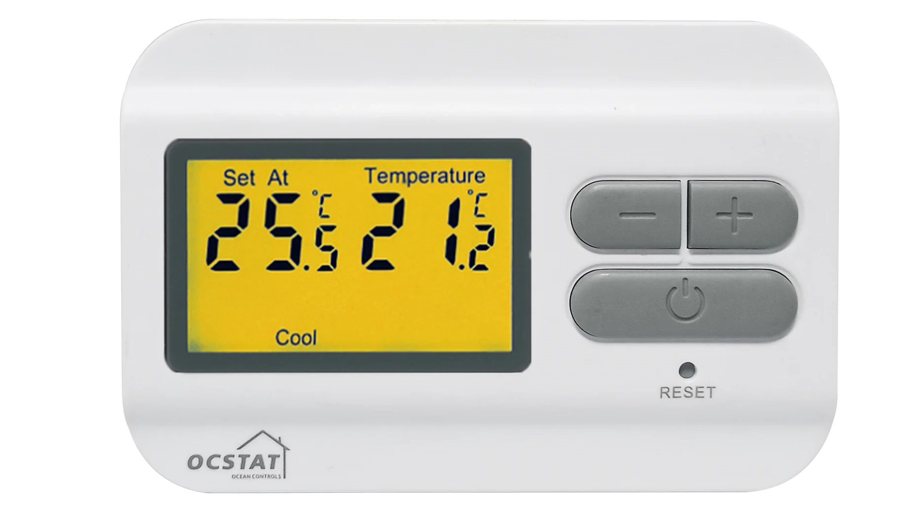 230v Digital Nonprogrammable Wired Room Thermostat Heating And Cooling