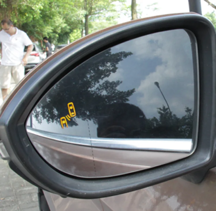 Detector Radar Monitoring System Sensor Glass Blind Spot Mirror For Vw