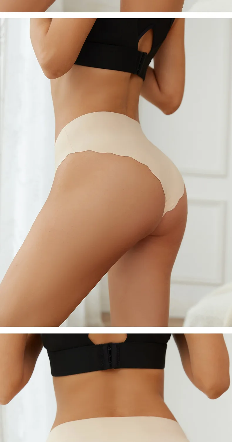 Wholesale New Arrival Ice Silk Women's Panties Breathable and Antibacterial Ladies Panties Women's Underwear Custom OEM Supplier