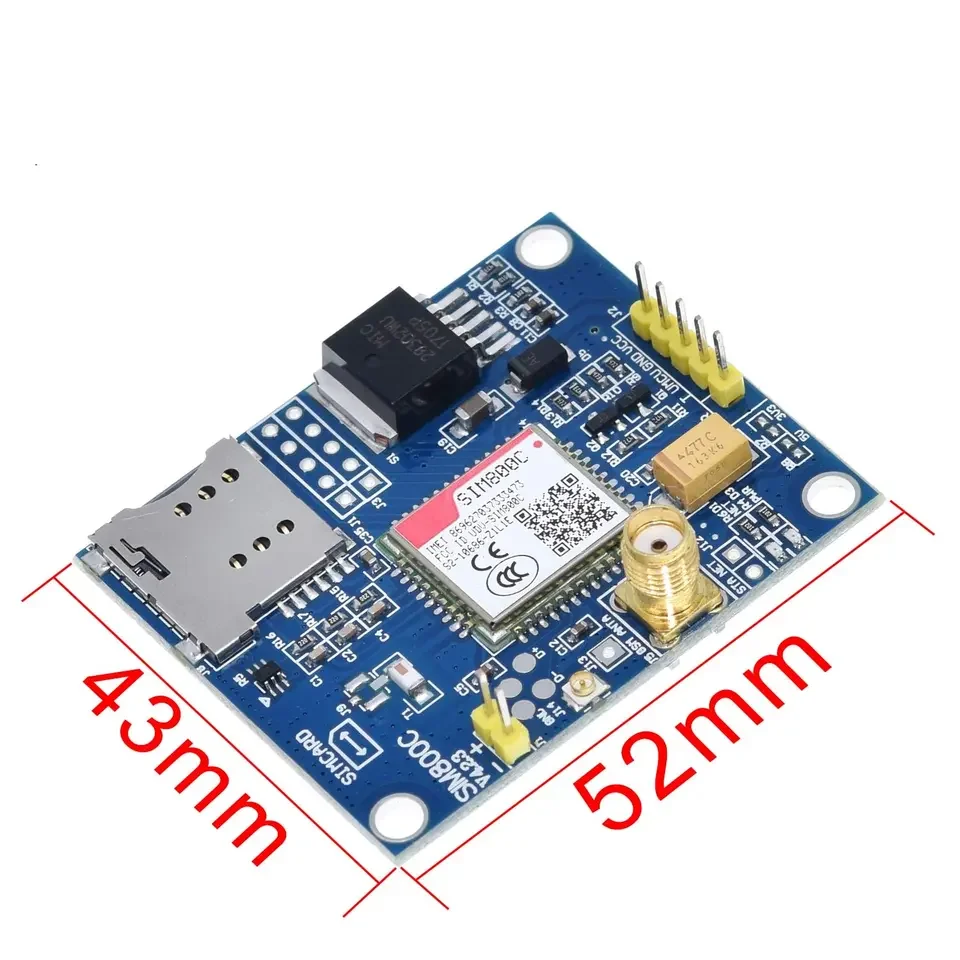 Sim800c Development Board Gsm Gprs Module Support Message Bluet00th ...