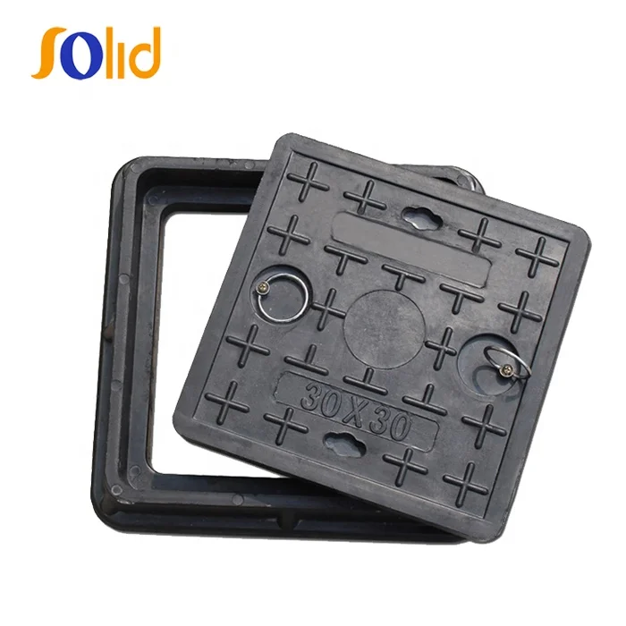 En124 C250 Plastic Sewer Manhole Cover with Lock.jpg