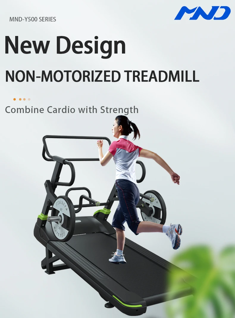 Commercial Gym Resistance Plate Loaded Unpowered Running