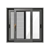 Double Glass Window Double Tempered Glass Windows Titanium Sliding Windows