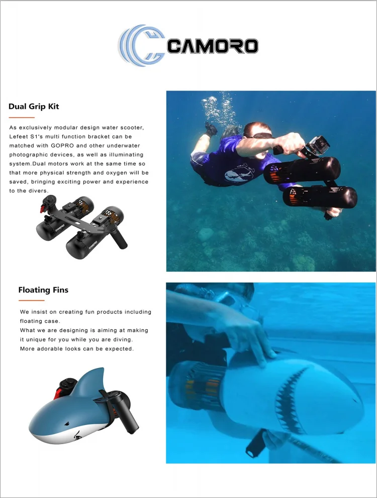 camoro underwater electric sea scooter