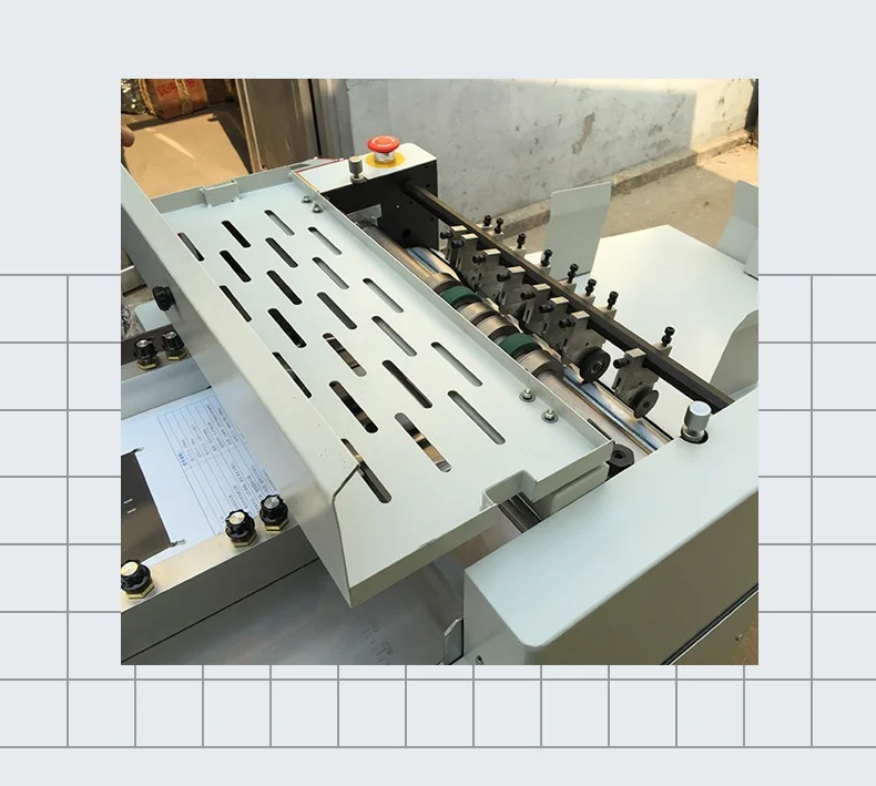 Multifunctional Fully Automatic YH480 Creasing Machine New Condition with Lower Suction Paper Feeding & Marking Gather Line