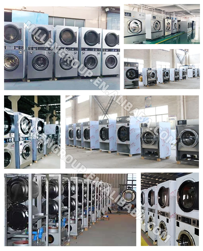 25kg Washing Machine Mckinney Laundry Equipment Coin Double Stack