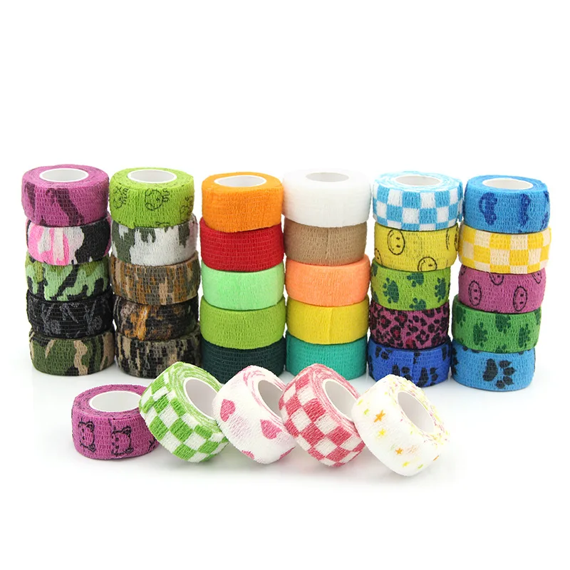 product animal  pet elastic bandage printed cohesive self adhesive high elastic bandage-97