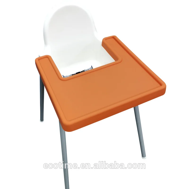 Manufacturing Foldable Custom Printing High Chair Silicone Placemat