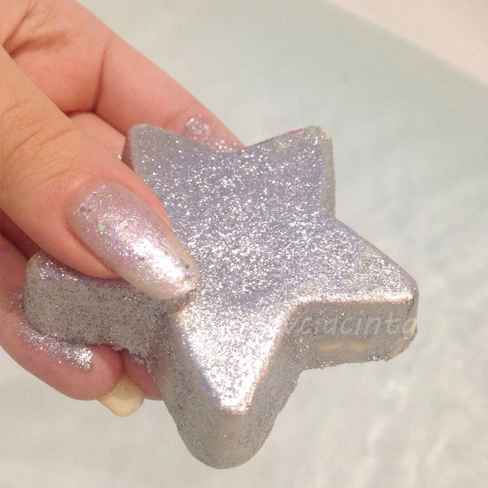 silver bath bomb