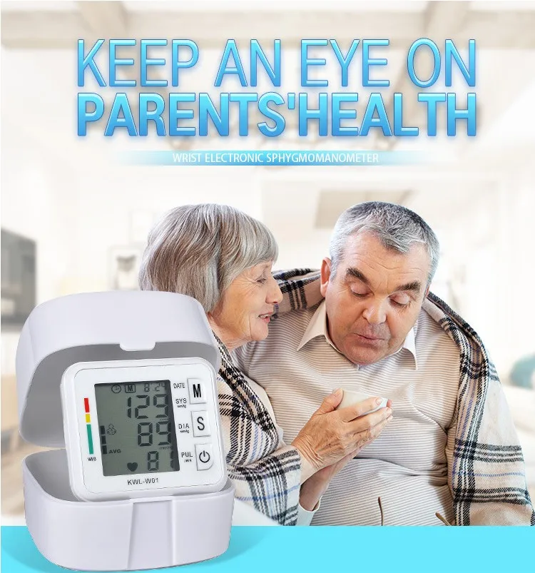 digital wrist blood pressure monitor