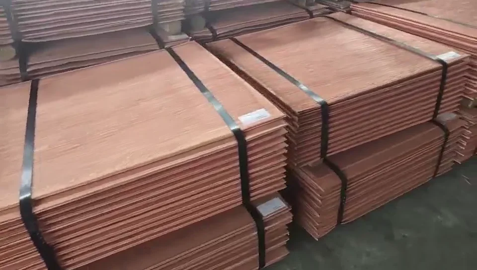 copper cathode hot sale copper cathodes 99.99 with high quality