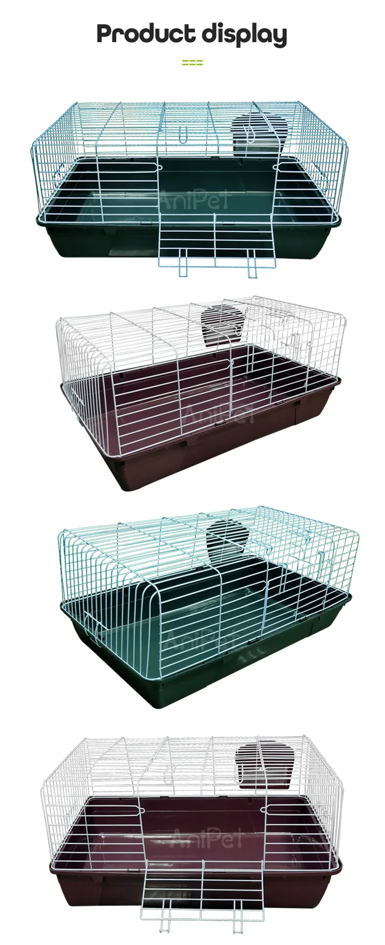 2020 High Quality Indoor Rabbit Cage 5 Sizes For Feeding Rabbit Set