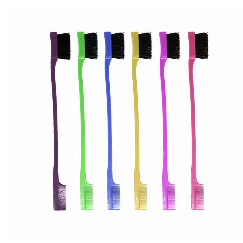 

edge control brush,20 Pieces, Black, white, pink, purple, rose red