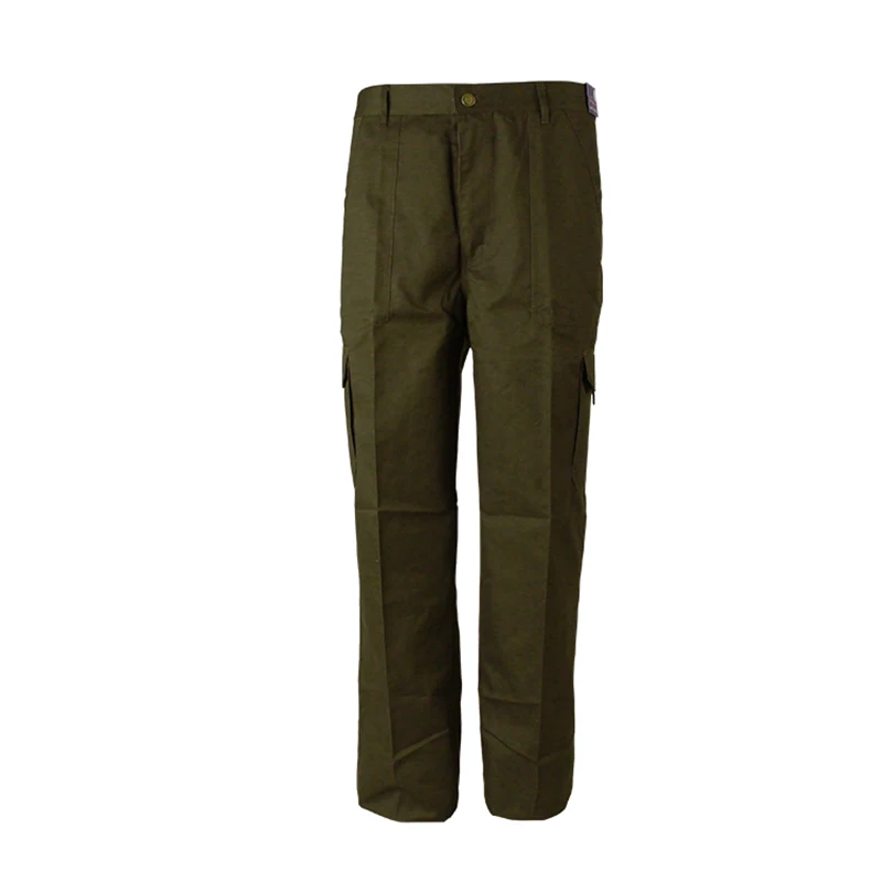 Hot Sale Best Quality Men Canvas Fabric Army Green Cargo Workwear Pants ...