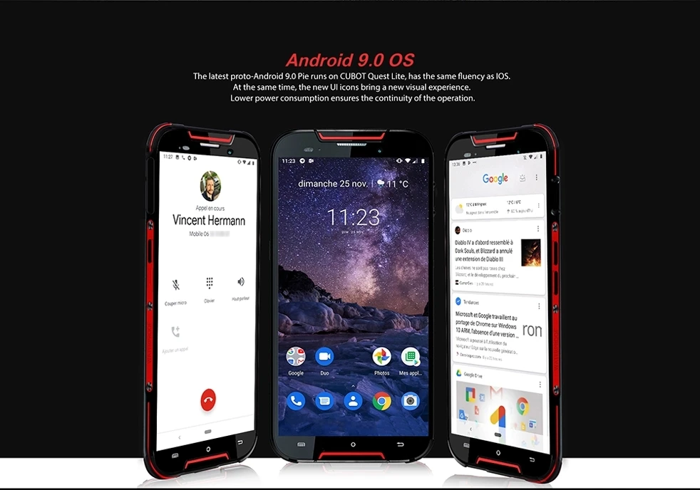 Global version Cubot Quest Lite 3GB 32GB 5.0 inch Mobile Phone Sports Rugged Phone IP68 MT6761 Smartphones