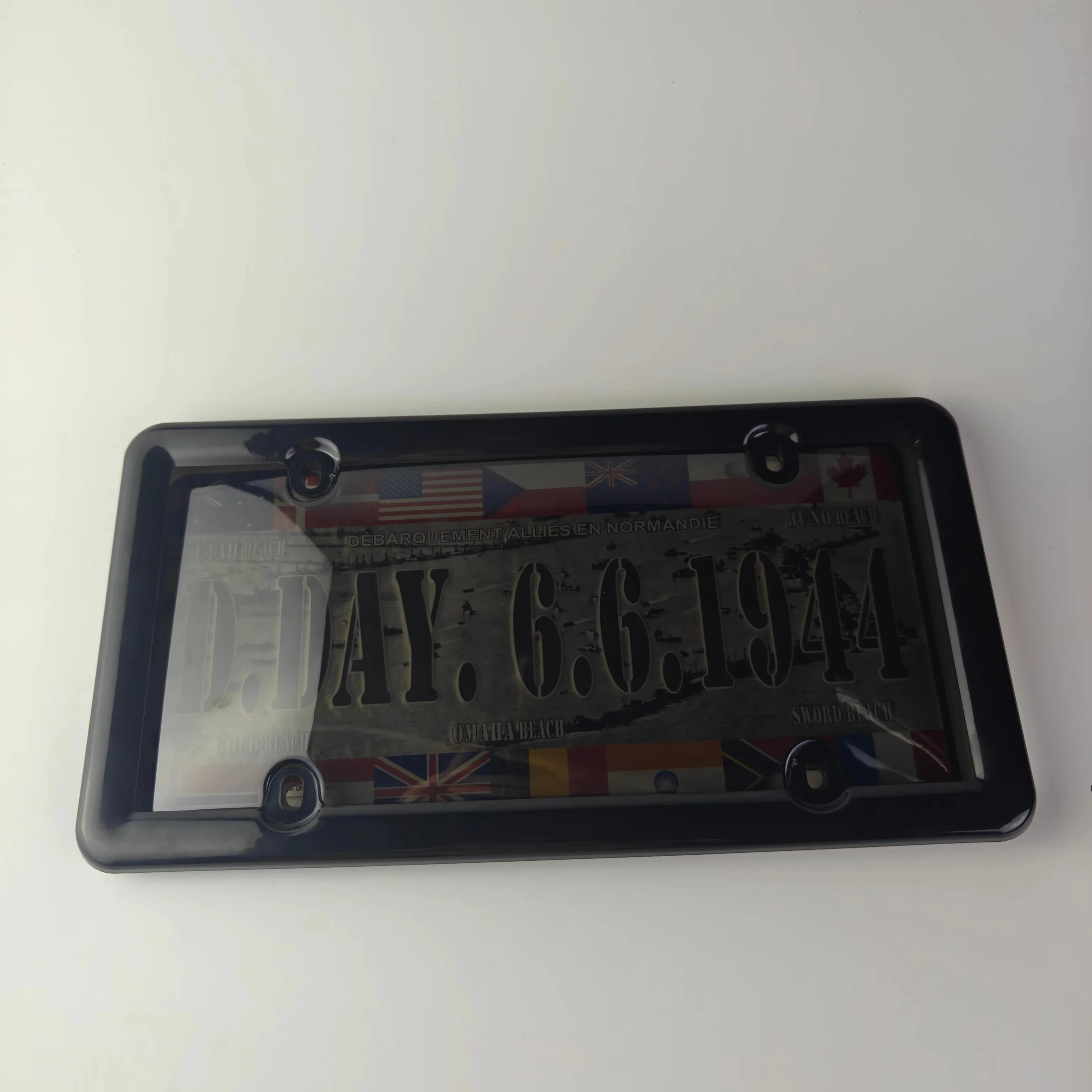 Transparent Pe Plastic License Plate Protective Cover Car Number Plate