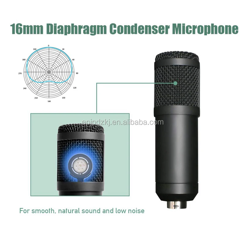 192khz 24bit Sampling Rate Usb Microphone Set Youtube Podcast Recording