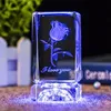 Wholesale K9 crystal Cube 3D laser surface engraving crystal manufacture supplier