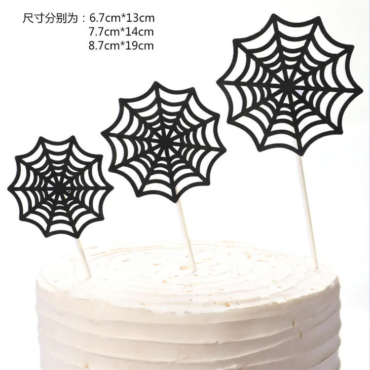 Food & Fermenting Spider Web with Name and Age Cake Topper Decorating ...