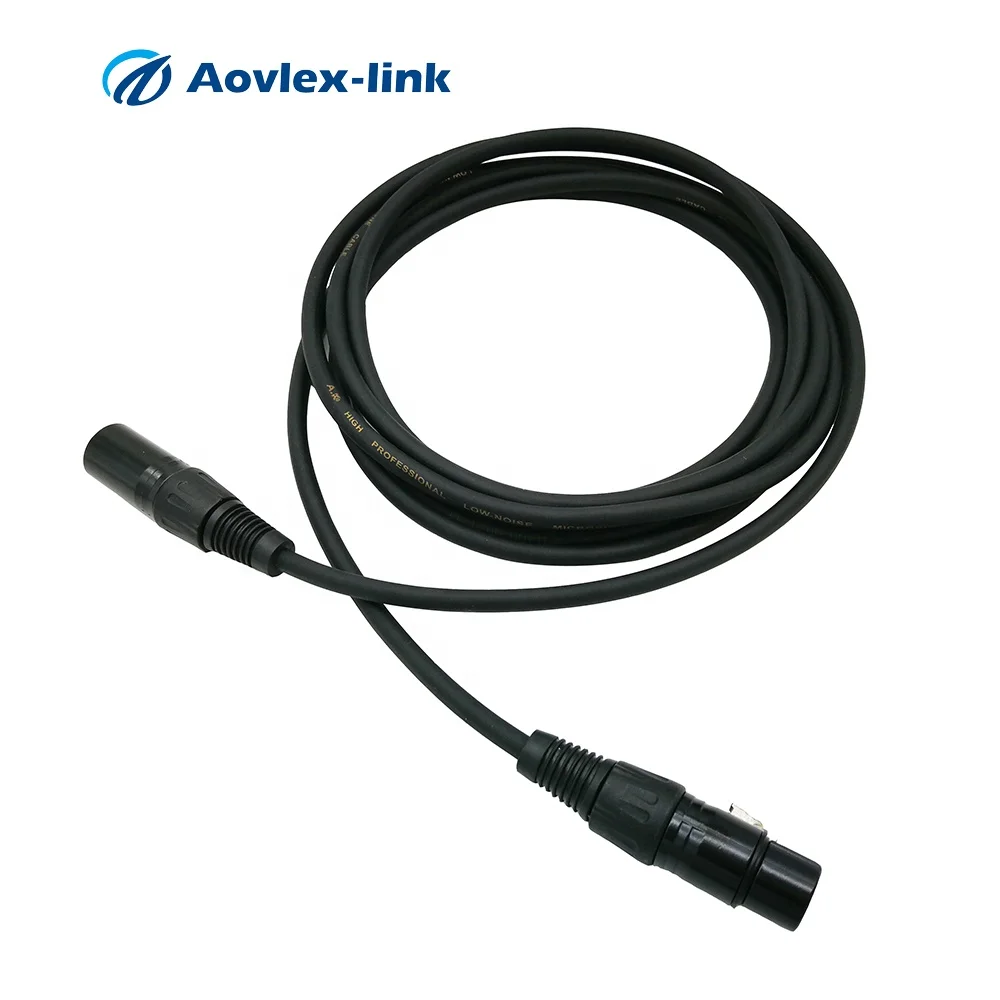 XLR cable 3Pin male to female professional balanced Audio Microphone Cable soft Hi-Fi - ANKUX.COM