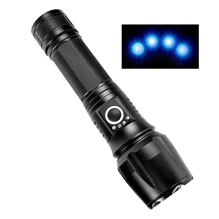 2000000 Lumens Rechargeable Super Bright LED Flashlight XHP50 USB Zoom Torch