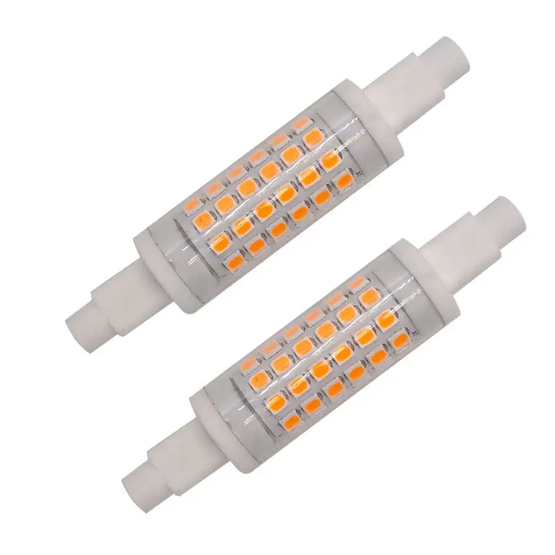 ceramics 5w 78mm r7s led bulb dimmable