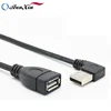 USB 2.0 Male to Female Elbow Adapter Cord Extension Cable 25CM