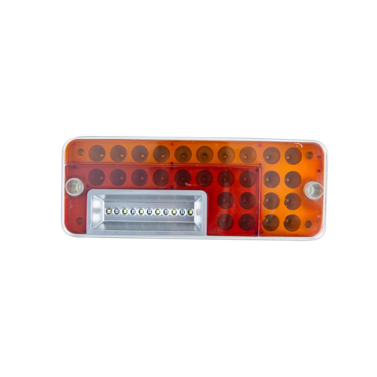 Multi-function 10inch three-color 39Diodes truck Led turn signal tail lights approved SAE DOT