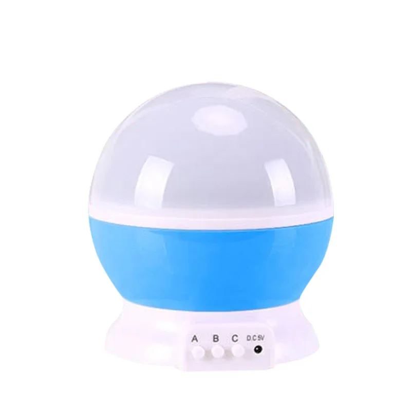 Amazon hot sale rotating romantic starlight projection lamp children bedroom night light