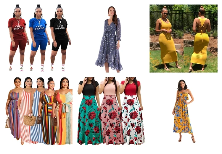 New Design Woman Bulk Dresses Winter 2019 Manufacturing Buy Woman