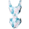 Double-sided one-piece swimsuit ladies swimwear sexy bikini swimsuit deep V-neck