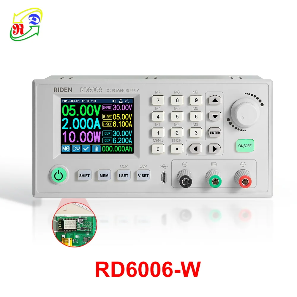 RD6006 RD6006-W USB WiFi DC Current Step-Down Power Supply Module Buck Voltmeter