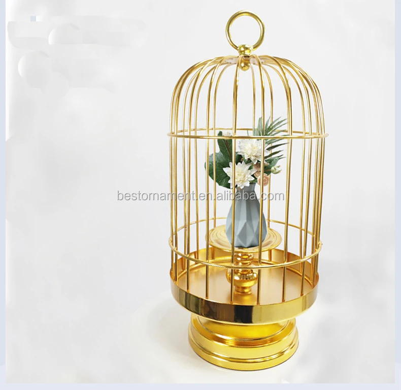 Gold Metal Bird Cage Candle Holder For Wedding Centerpiece Buy Bird Cage Candle Holdercage 0892