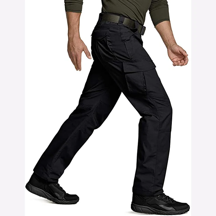 Men's Security Guard Black Pants Outdoor Apparel Water Repellent ...