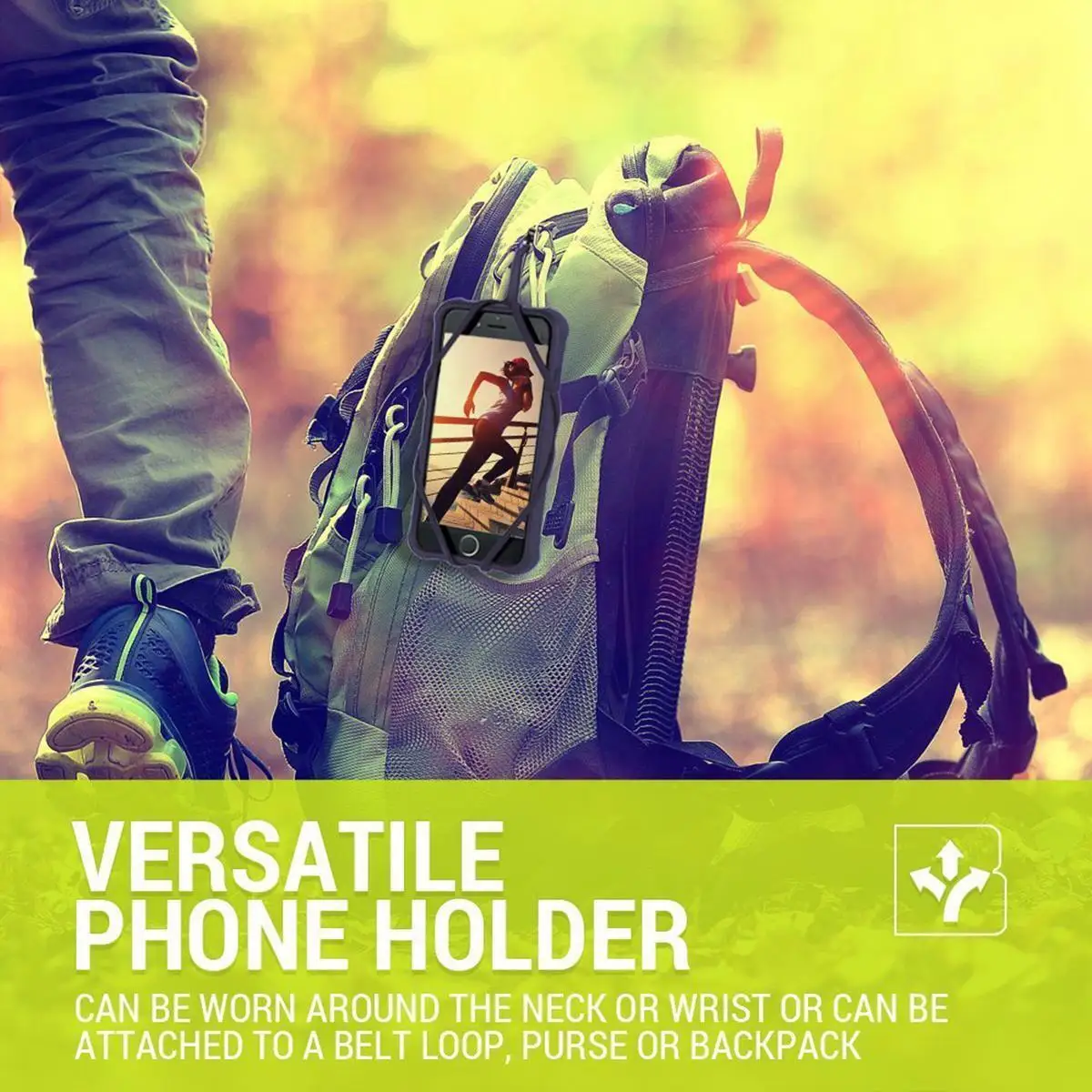 silicone phone card holder