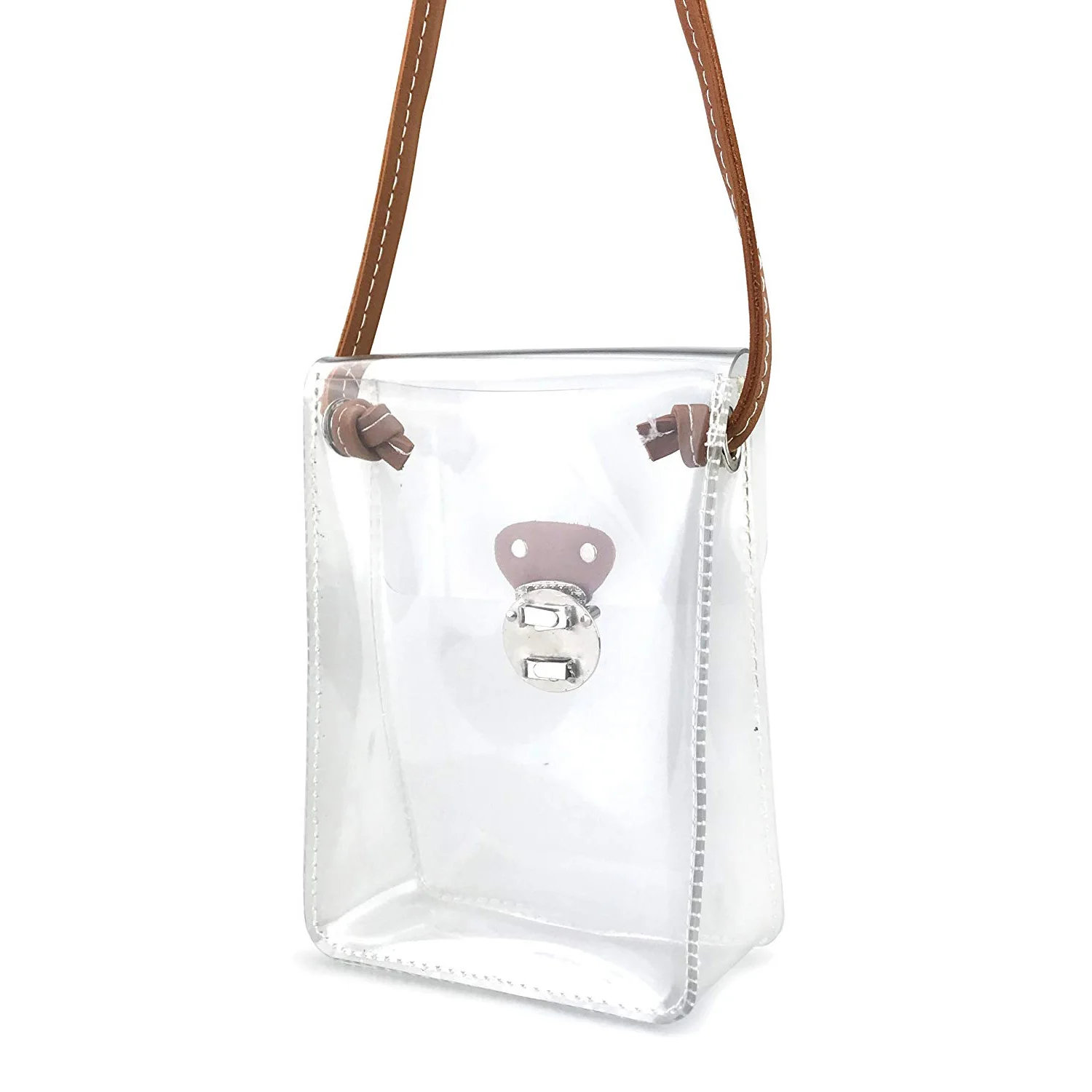 designer clear crossbody bag