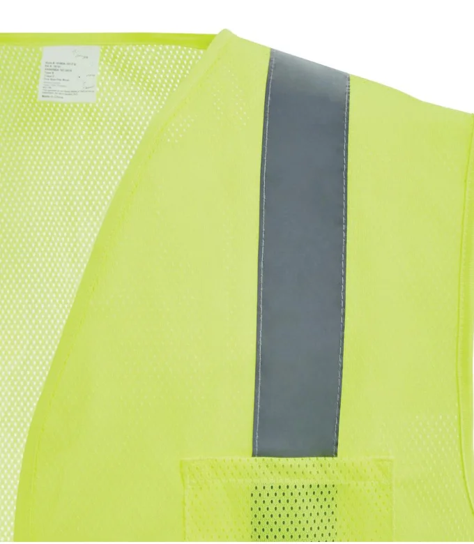 Customized High Visibility Reflective Mesh Safety Vest - KingCare | KingCare.net