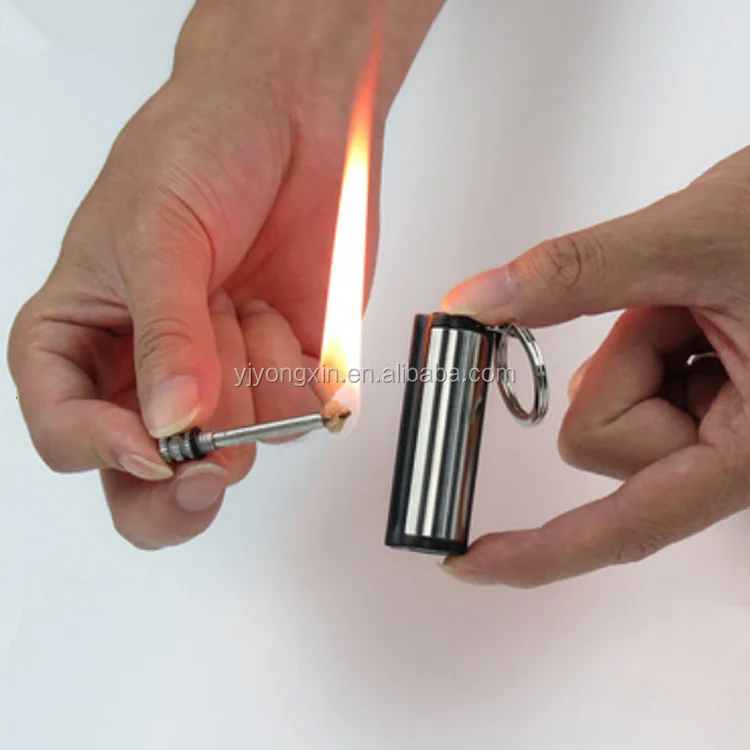 Metal Match Permanent Lighter，Reusable Fire Lighter, Flint Fire Starter for  Outdoor Camping Survival