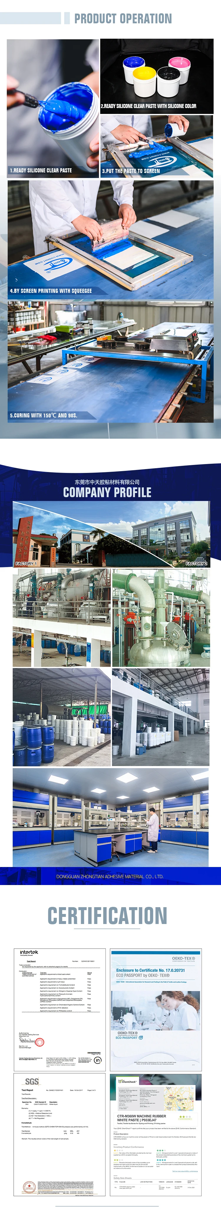 water feeling waterproof nylon rubber paste for screen printing