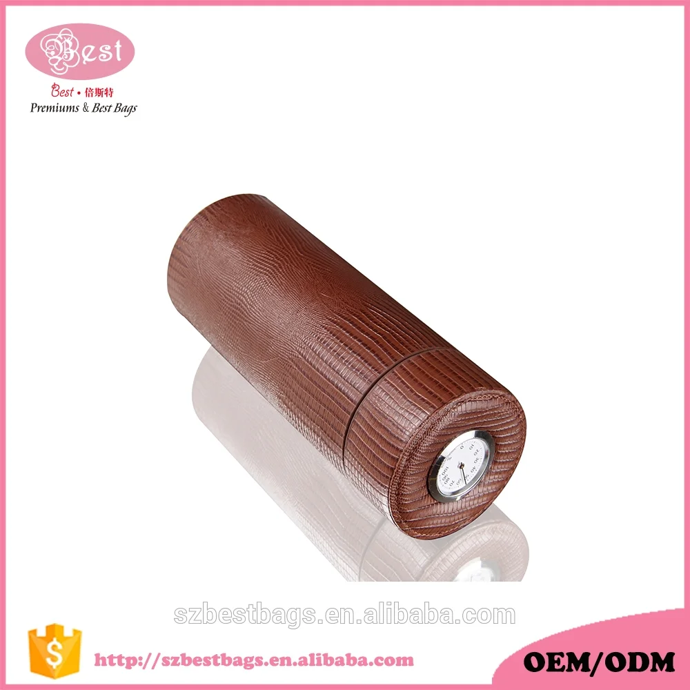cigar cutter with leather case