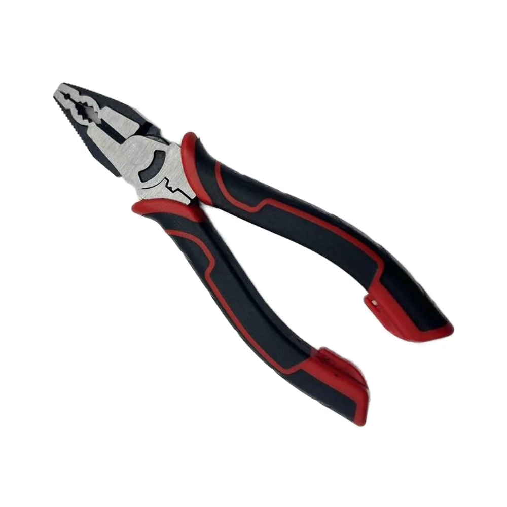 Industrial Grade Multifunctional 4-in-1 Combo Pliers Soft Grip Diagonal Edges Long Nose Clip Carbon Steel Tool Set details