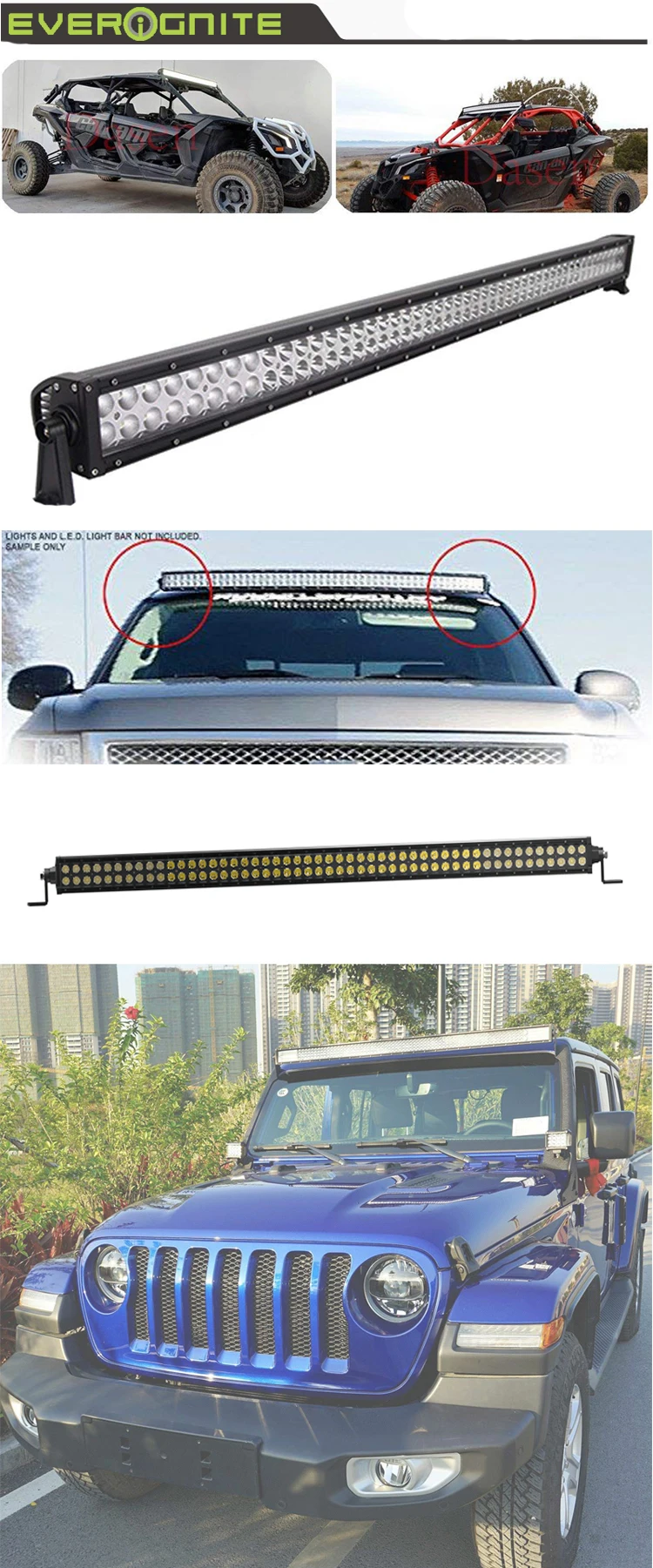 4x4 offroad zubehoer on 50 Zoll 300w Auto Teile Bolt Berg 4x4 Offroad Lkw Auto Top Dach Led Licht Bar Buy Auto Dach Led Licht Bar Lkw Top Dach Led Licht Bar 4x4 Offroad Lkw Dach Licht
