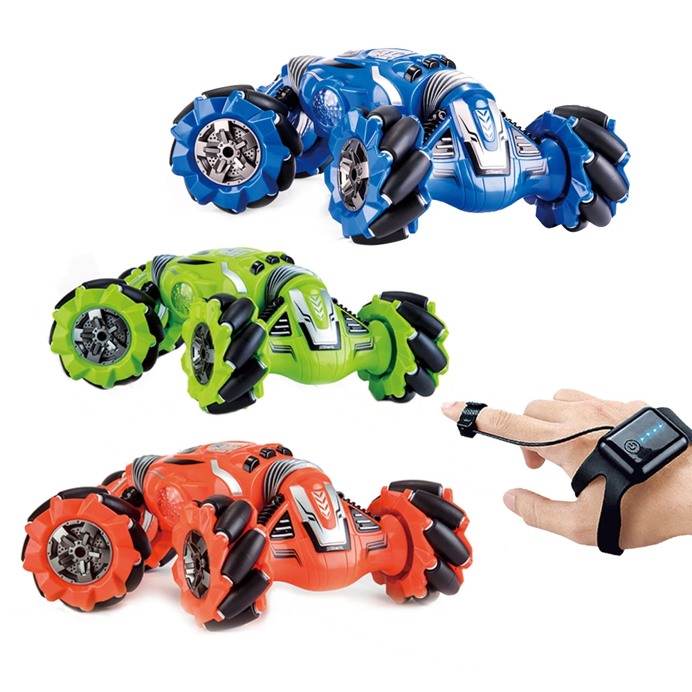 led rc stunt car watch gesture control