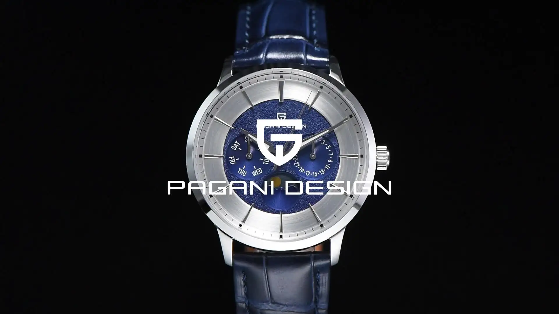 2025 Pagani Design Men's Moonphase Business Quartz Watch